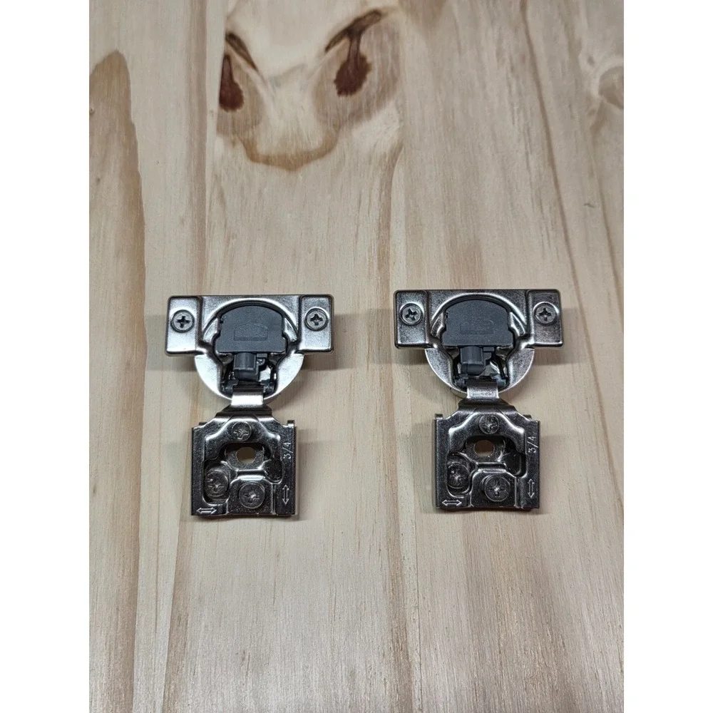 Ravinte 2 Pack 1 Pair 3/4 inch Overlay Cabinet Hinges Kitchen Soft Close Cabinet